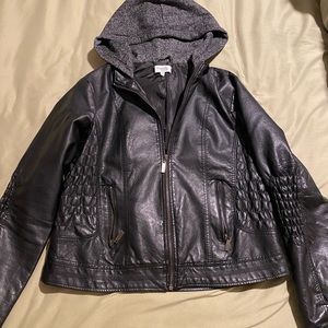 Leather jacket from Charlotte Russe. Size extra large.